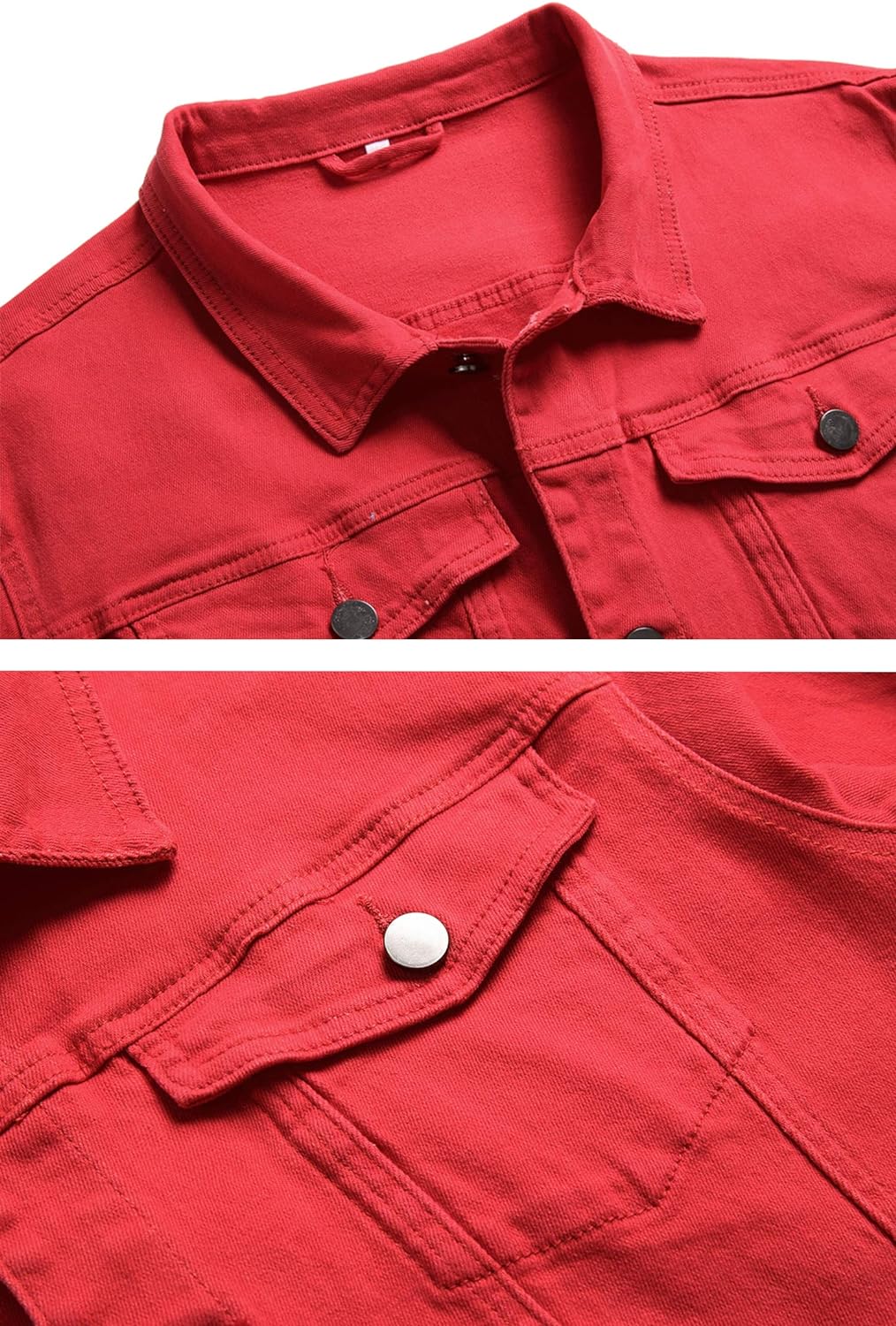 Stoere Slim-Fit Heren Spijkerjas met Scheuren