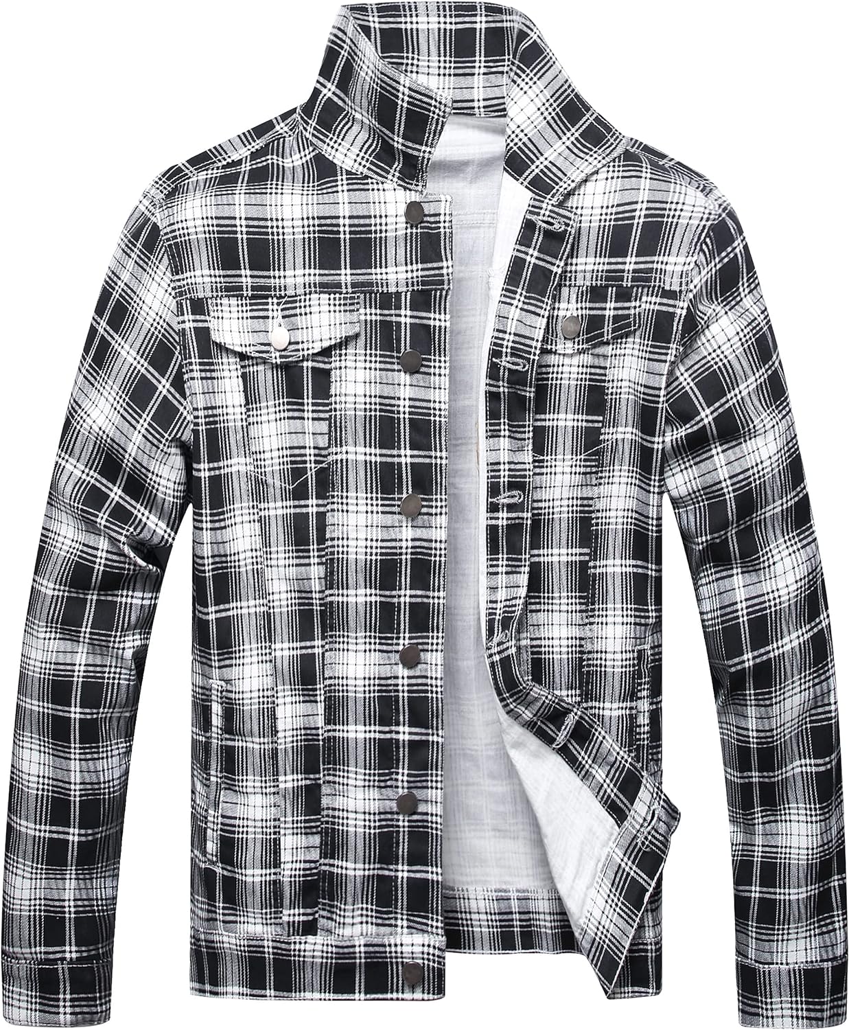 Stoere Slim-Fit Heren Spijkerjas met Scheuren