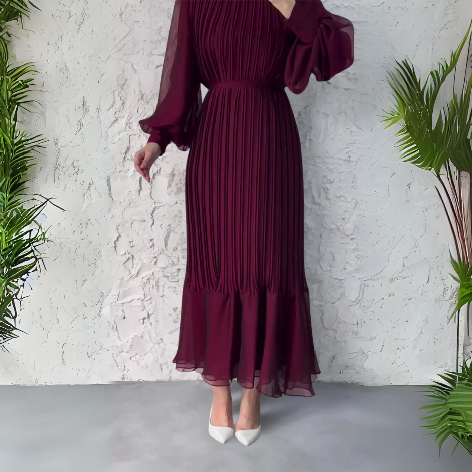 Willow - Elegante Geplooide Jurk