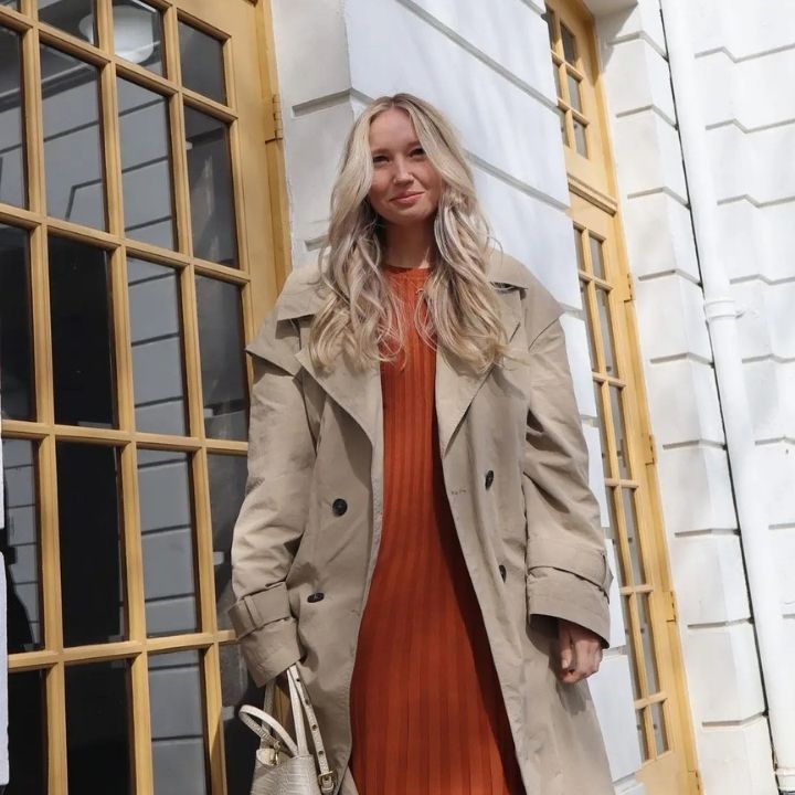 Brech - Geplooide Maxi Jurk