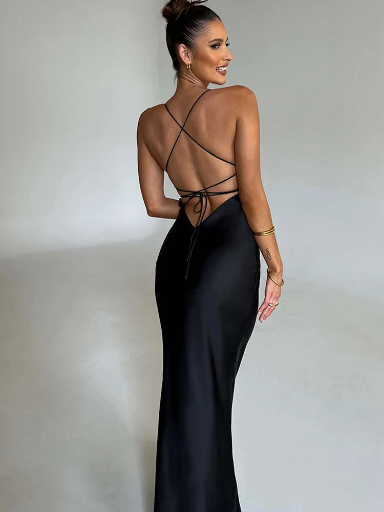 Rena - Bodycon Lange Jurk