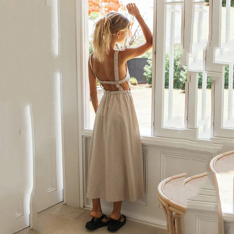 Zwart Elegant Zomerjurk - Belle