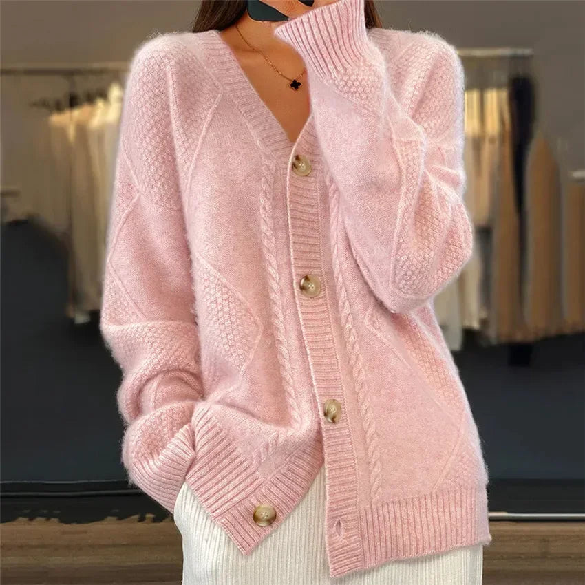 Chique V-Hals Vest: Zacht Geribbeld Breisel, Perfect voor Stijlvol Comfort