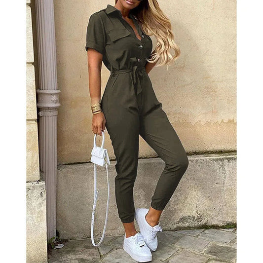 Basina - Elegante Cargo Jumpsuits