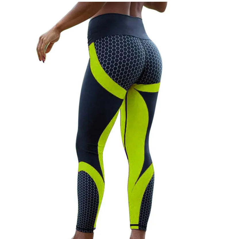 Boost & Sculpt: Chique Colorblock High-Waist Leggings