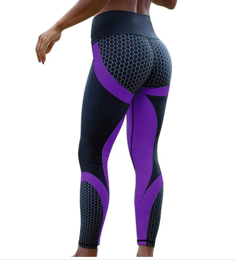 Boost & Sculpt: Chique Colorblock High-Waist Leggings