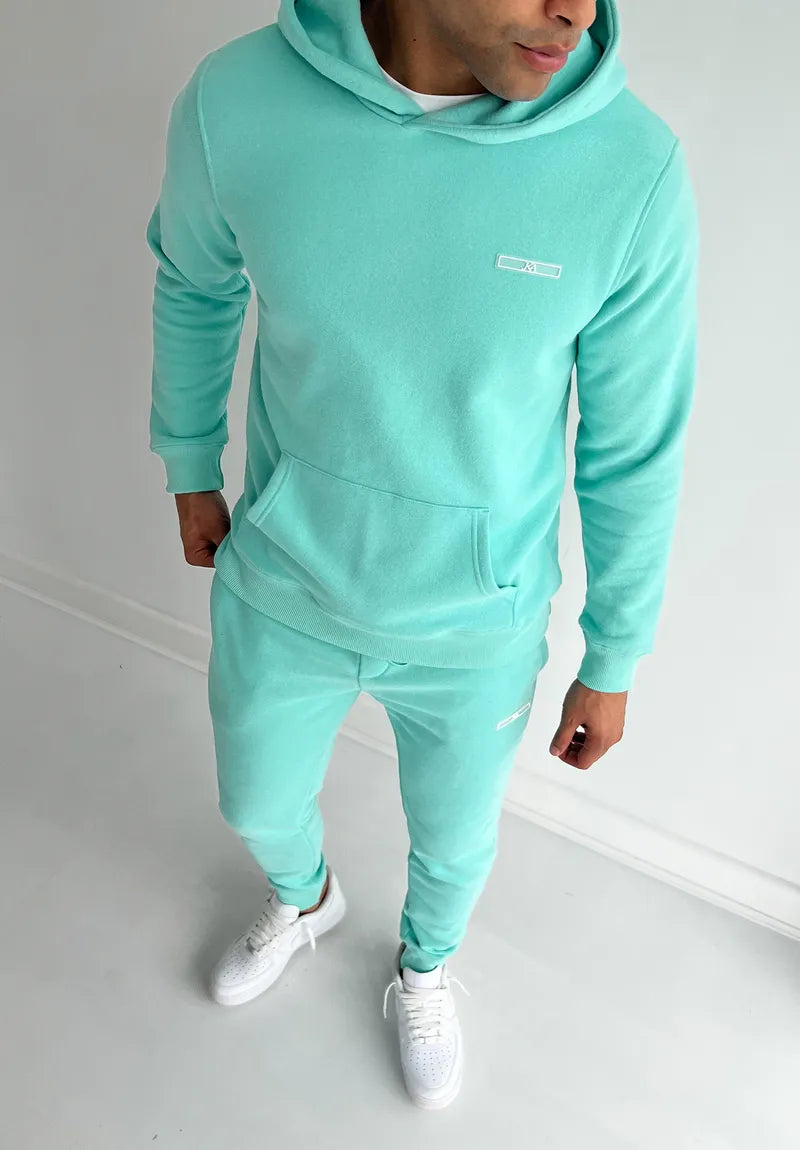Elegante Comfort: Day to Day Slim Fit Trainingspak – Premium Katoenen Elegantie