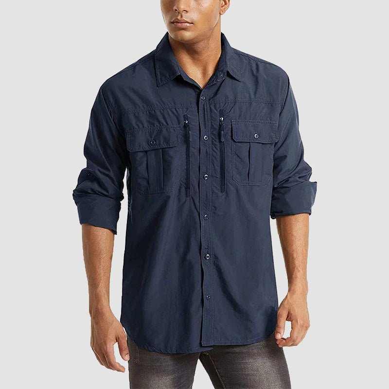 Elite Heren Tactisch Shirt: Snel Droog, UV-Bescherming & Ademend