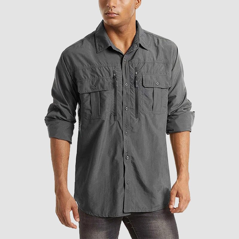 Elite Heren Tactisch Shirt: Snel Droog, UV-Bescherming & Ademend