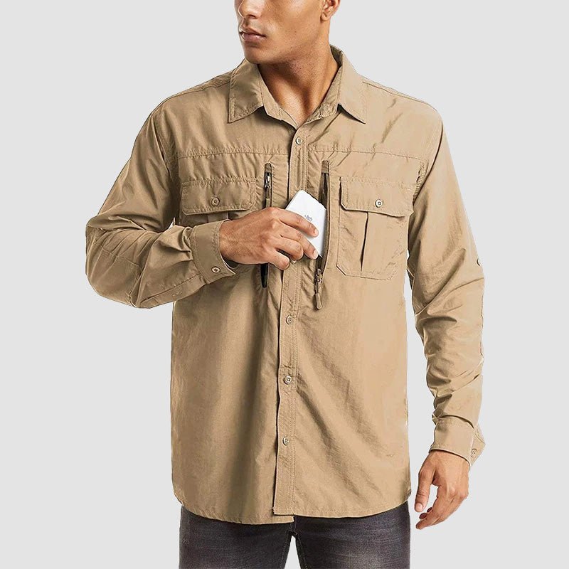 Elite Heren Tactisch Shirt: Snel Droog, UV-Bescherming & Ademend