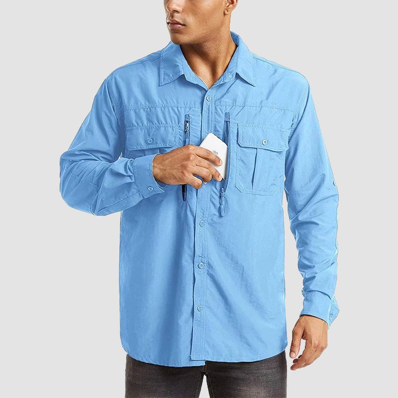 Elite Heren Tactisch Shirt: Snel Droog, UV-Bescherming & Ademend