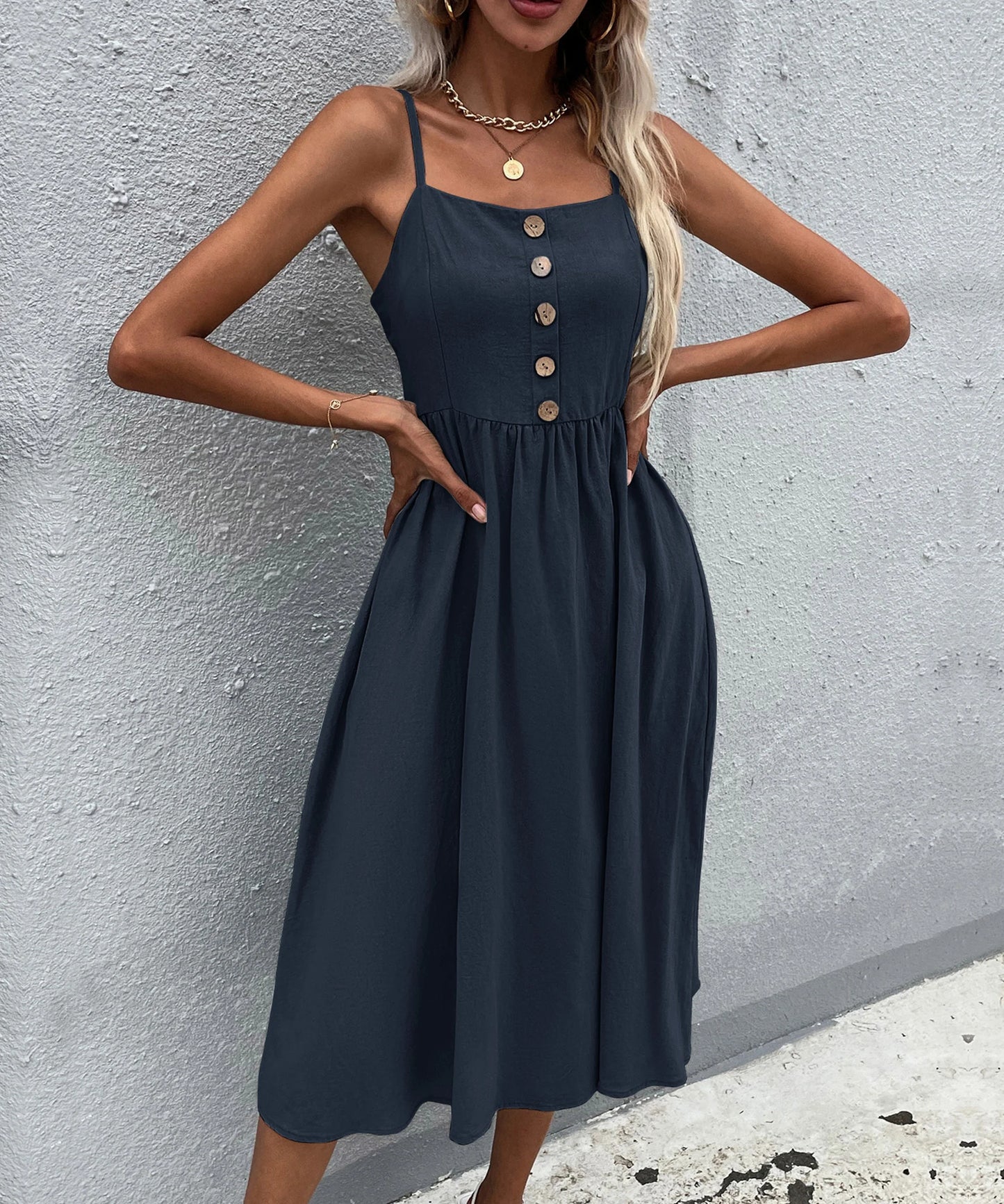 Mintgroene Midi-jurk Brantley