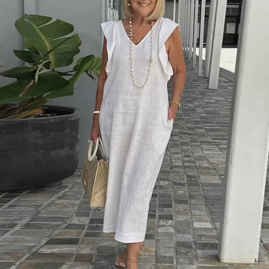 Jorinde - Zomerjurk Met V-hals