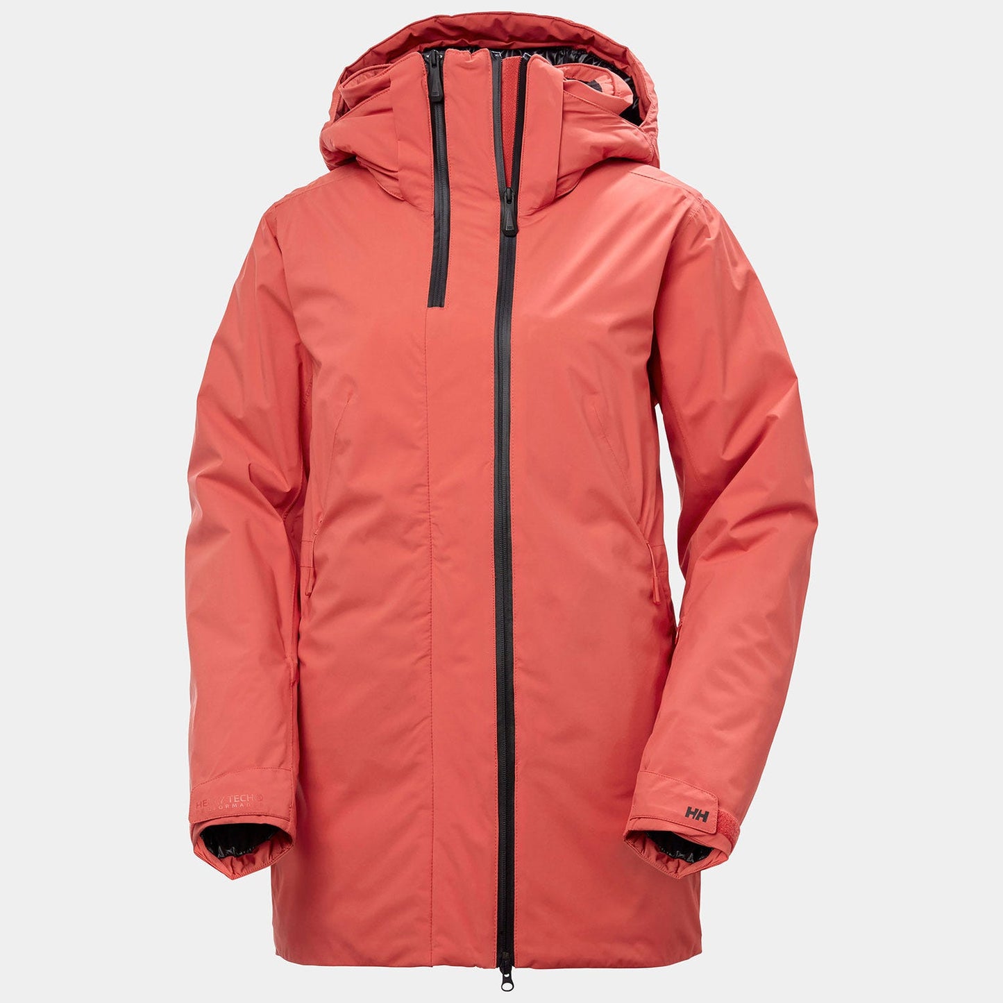 Eco-Chic Nora: Dames Geïsoleerde Lange Ski Jas – Stijlvol, Warm, Gerecycled