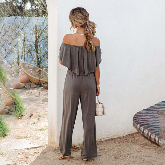 Liesbeth - Elegante Off-Shoulder Jumpsuit