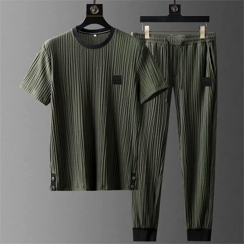 Fremont - Groene Ice Silk Lounge Set