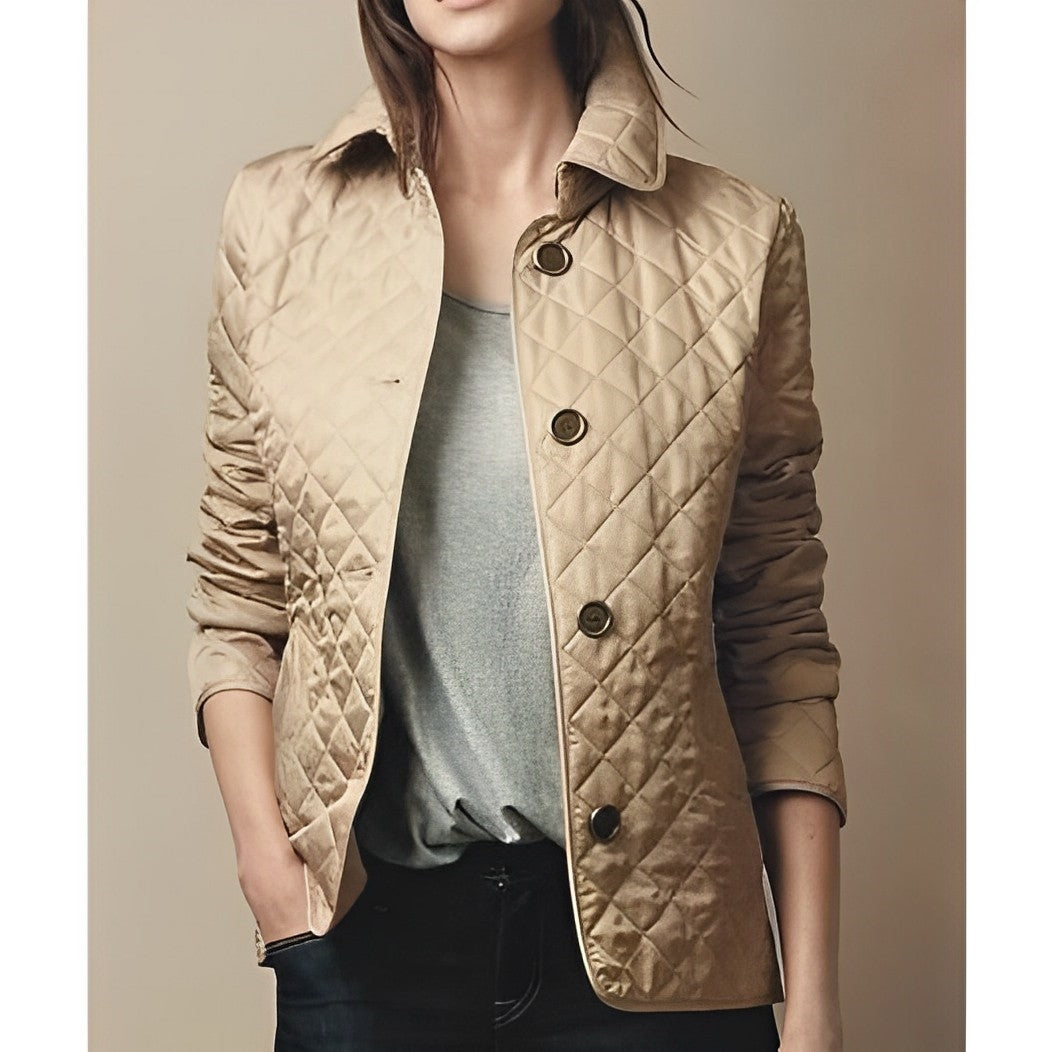 Elegantie en comfort: Zijde-katoenen herfstjas - stijl ontmoet warmte