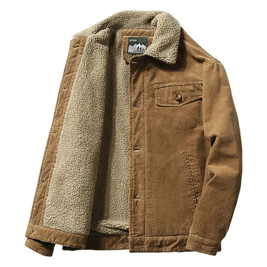 Vintage Charm Corduroy Jack - Tijdloze Stijl Heruitgevonden