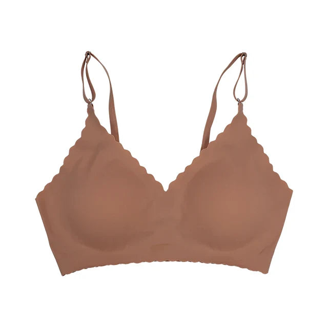 Camille - Milk Brown Naadloze Yogabra