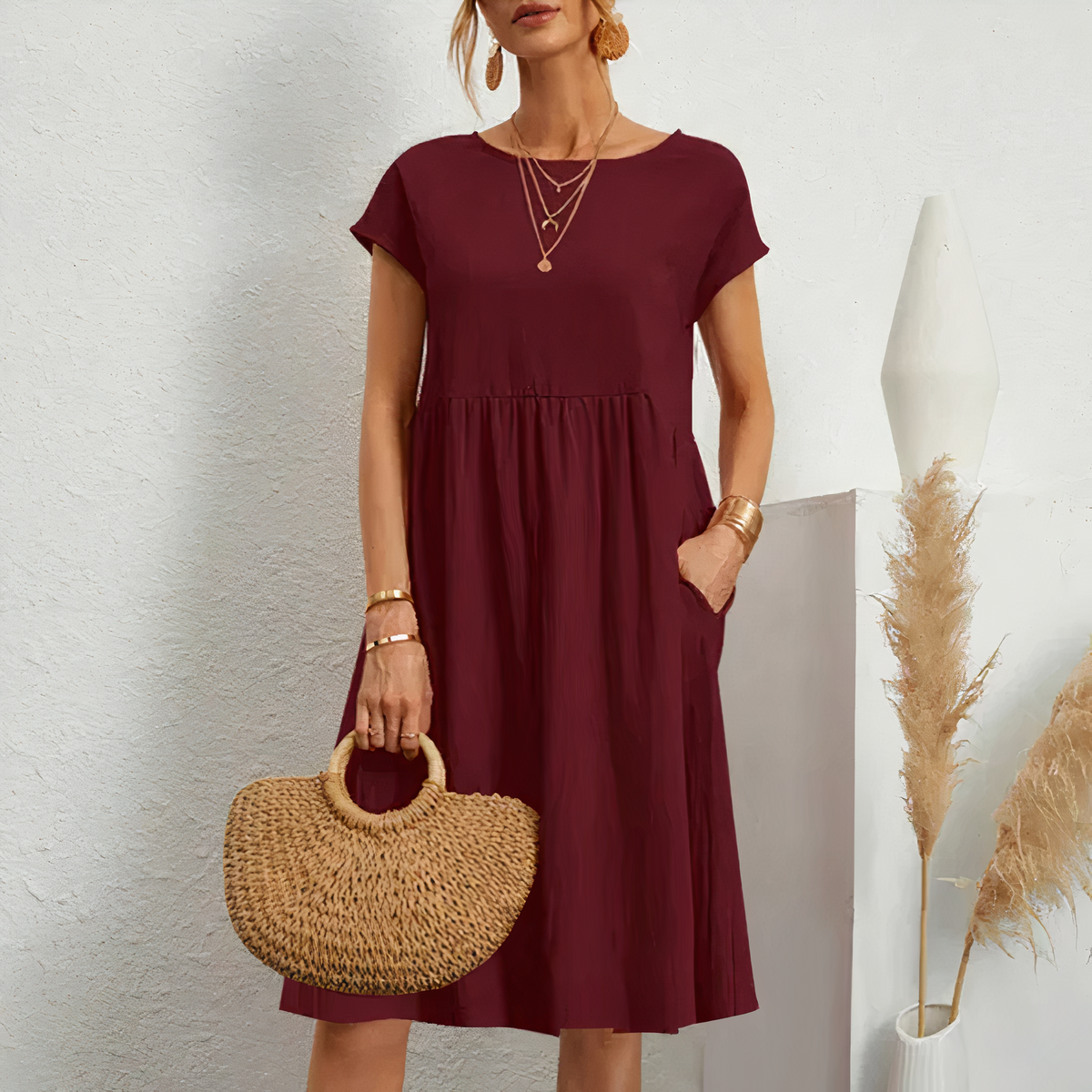 Tessa - Knielange Zomerjurk