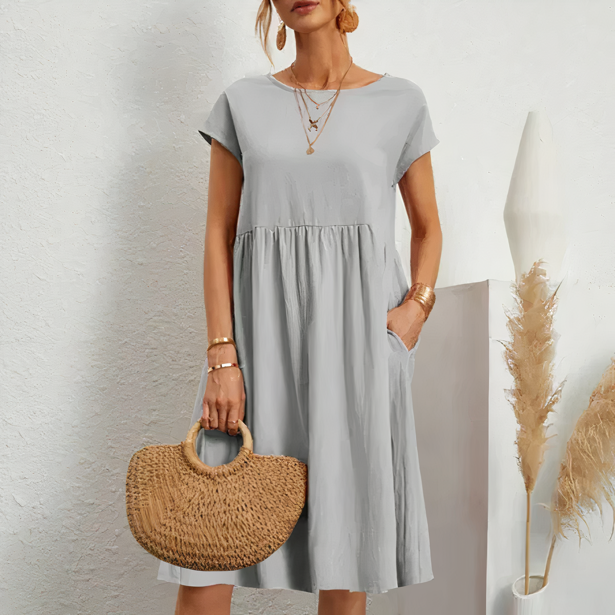 Tessa - Knielange Zomerjurk