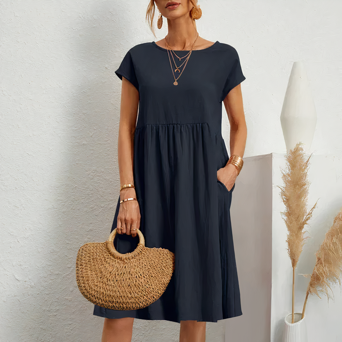 Tessa - Knielange Zomerjurk