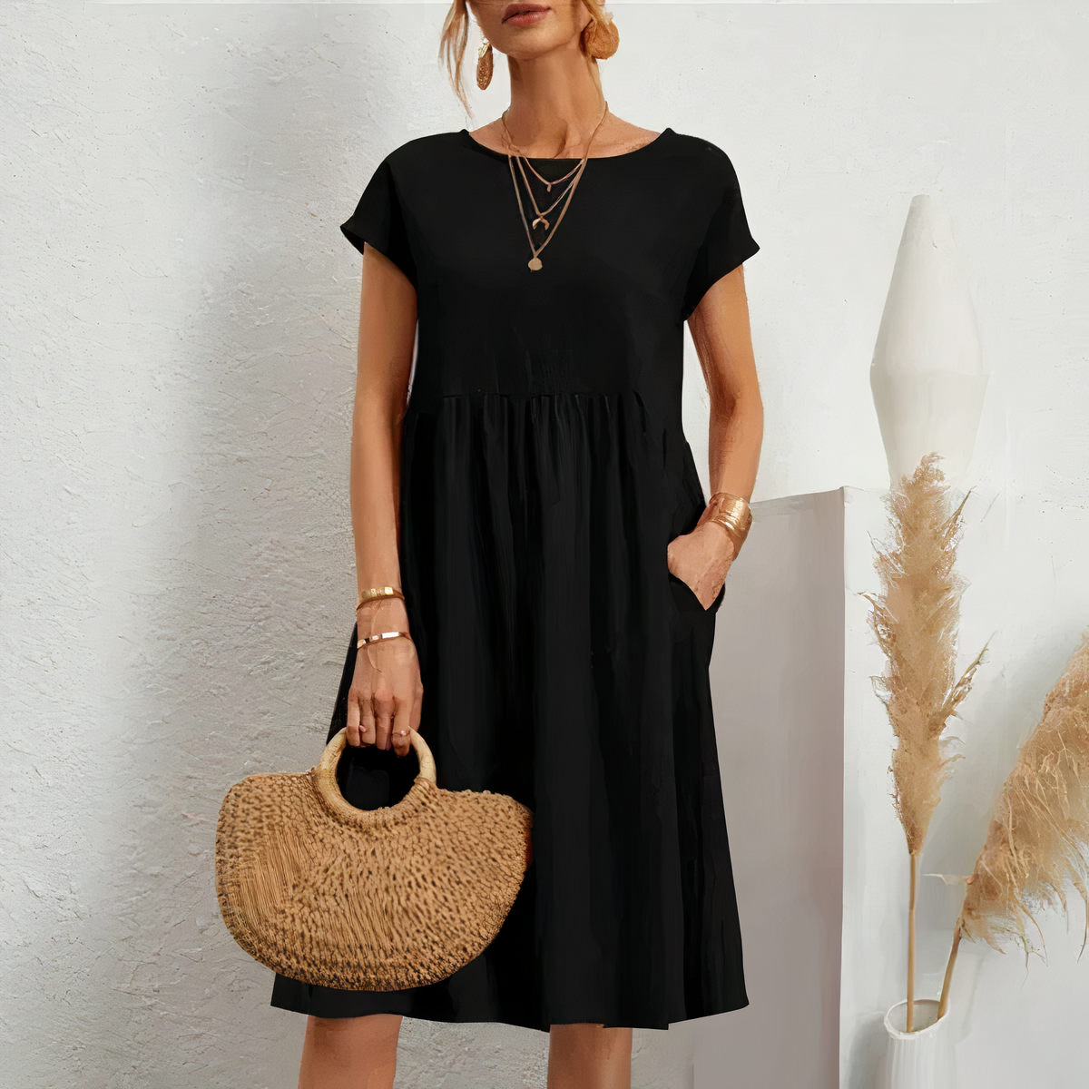 Tessa - Knielange Zomerjurk