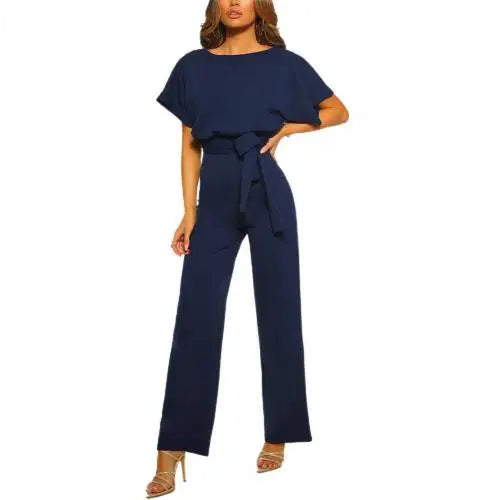 Vira - Elegante Abrikooskleurige Jumpsuit