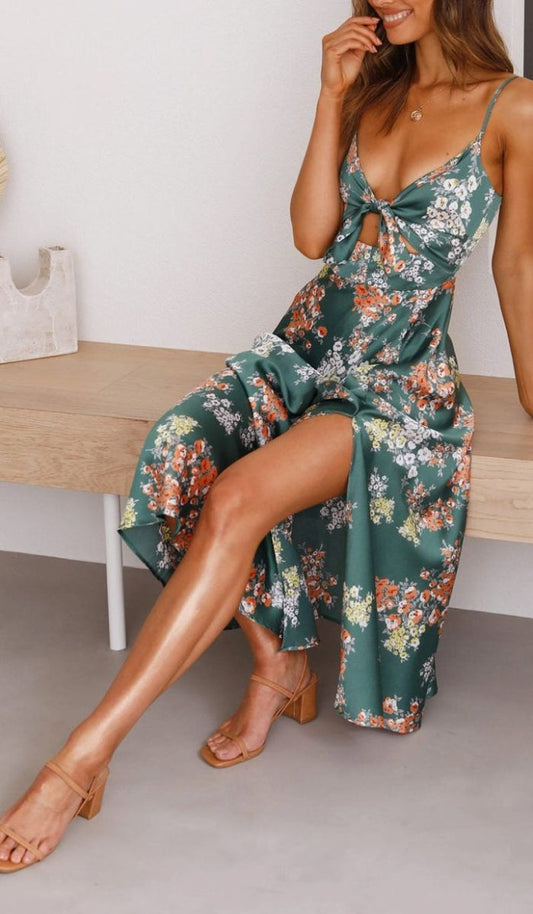 Quintia - Jurk Met Bloemenprint