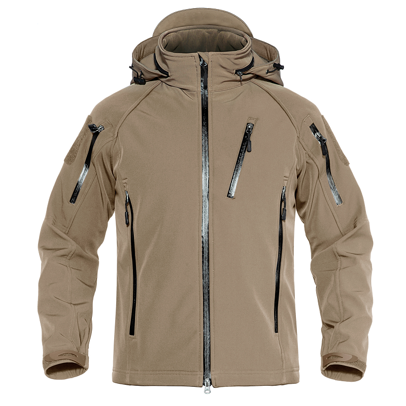 Commando-Elite: All-Weather Tactische Jas met Afneembare Capuchon – Ultieme Mix van Duurzaamheid & Comfort