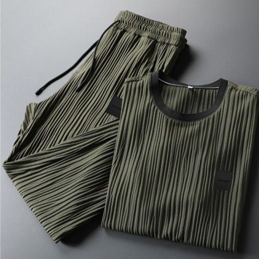 Fremont - Groene Ice Silk Lounge Set