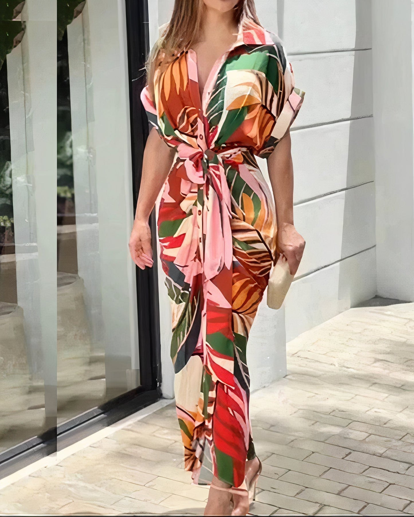 Tinka - Jurk Met Kunstprint
