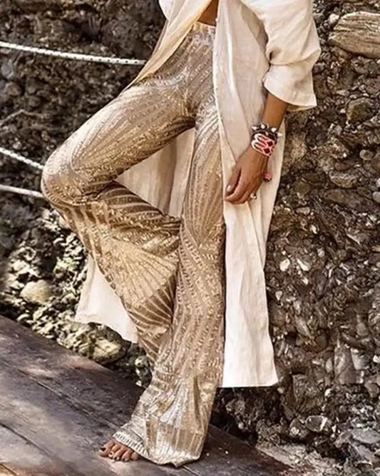 Lidy - Glitter Flare Broek