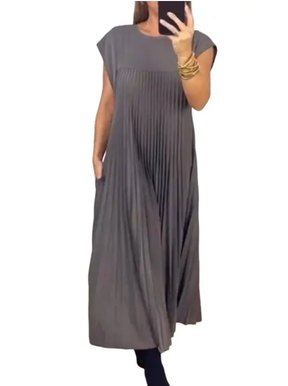 Joryen - Plisse Comfort Jurk