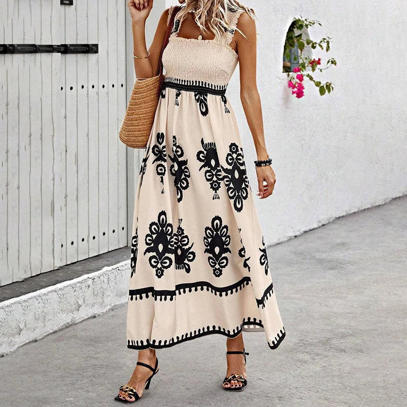 Rebekka - Elegante Retrostijl Maxi-jurk