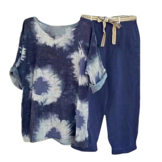 Chique Katoen-Linnen Set: Casual & Bedrukt