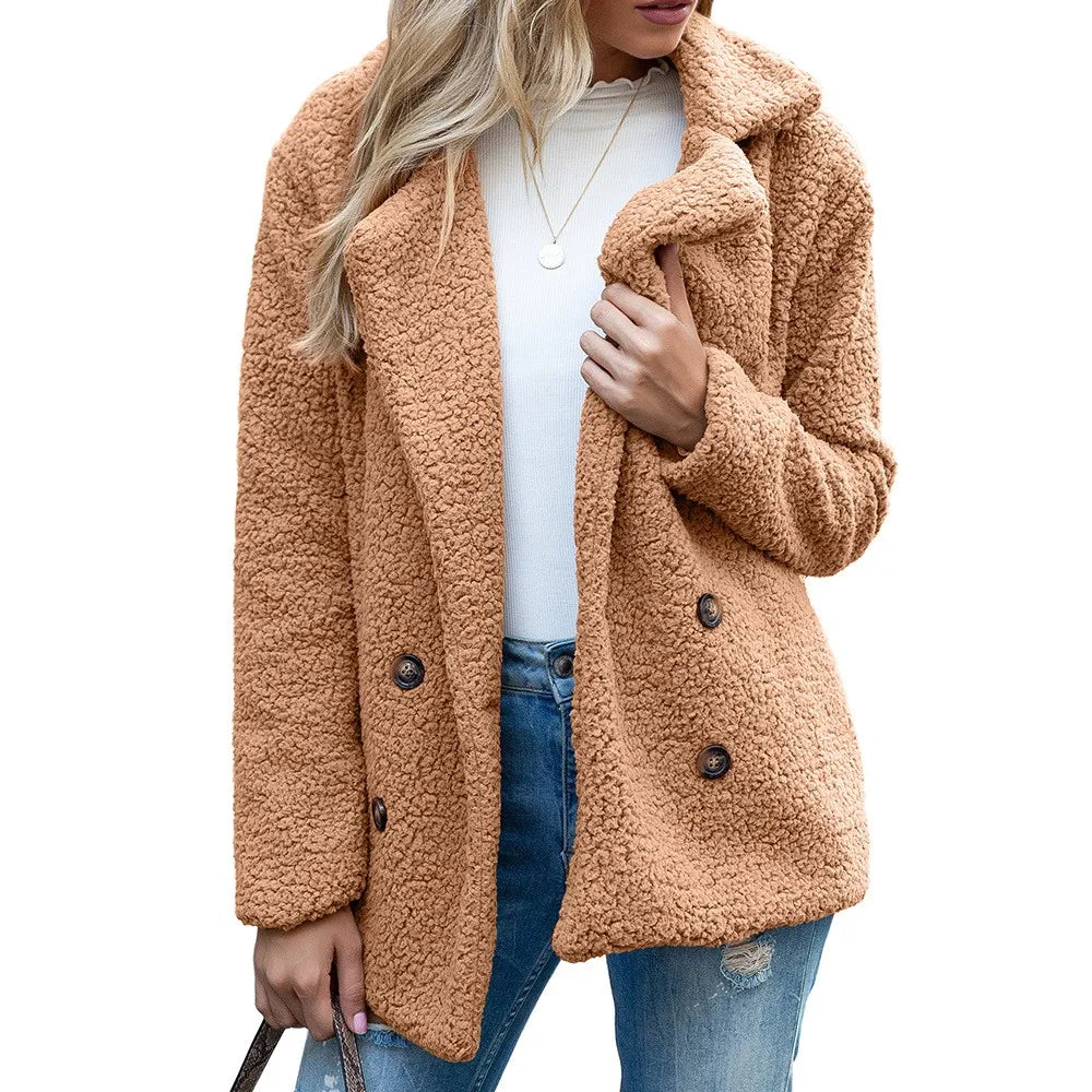 Chique Warmte: Trendy Winter Pluche Reversjas - Comfort Ontmoet Stijl