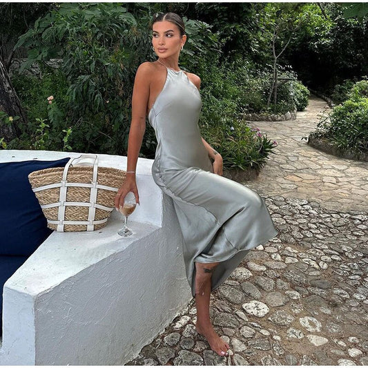 Thelma - Riempjes Mouwloze Jurk