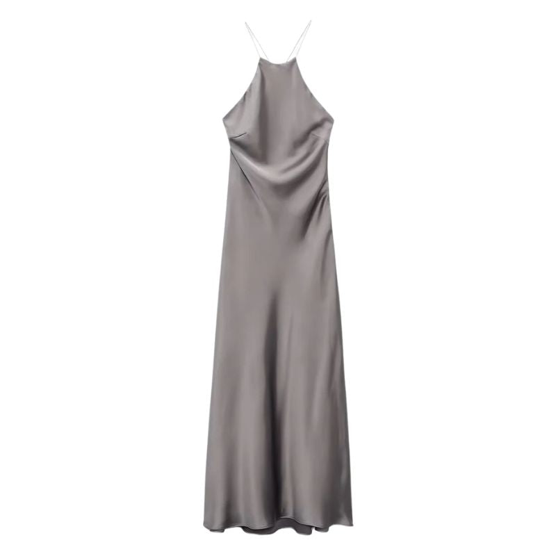 Clarinde - Halter Maxi Jurk