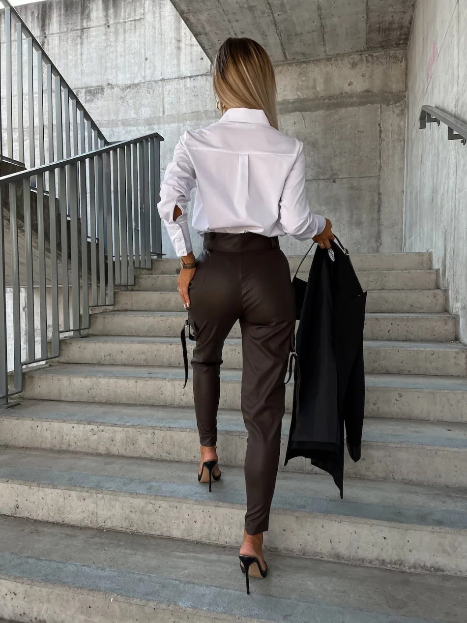 Benthe - Chique Leren Broek