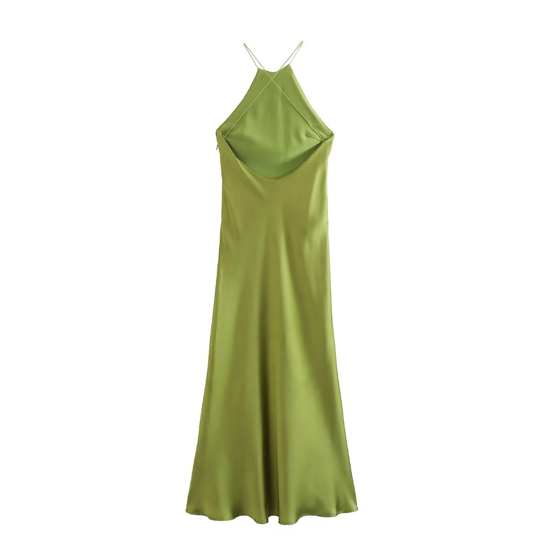 Clarinde - Halter Maxi Jurk