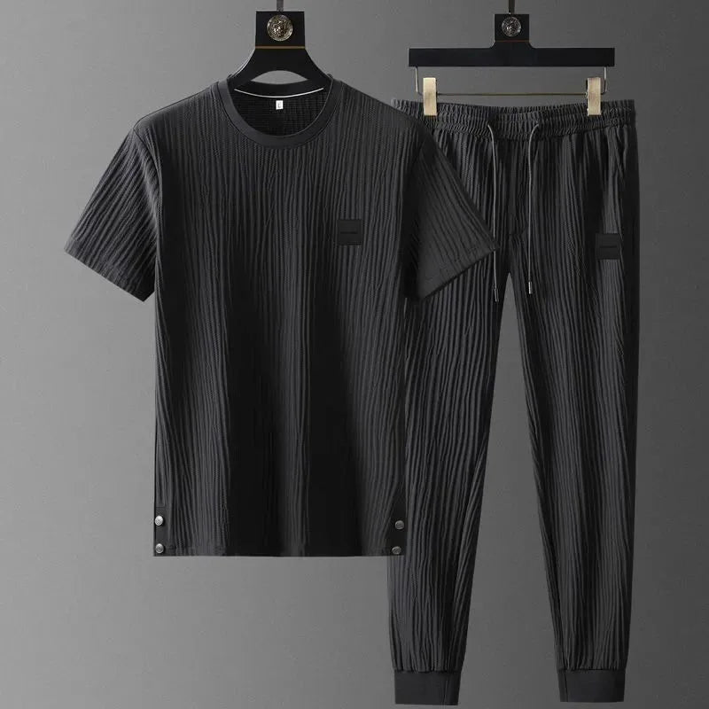 Fremont - Groene Ice Silk Lounge Set