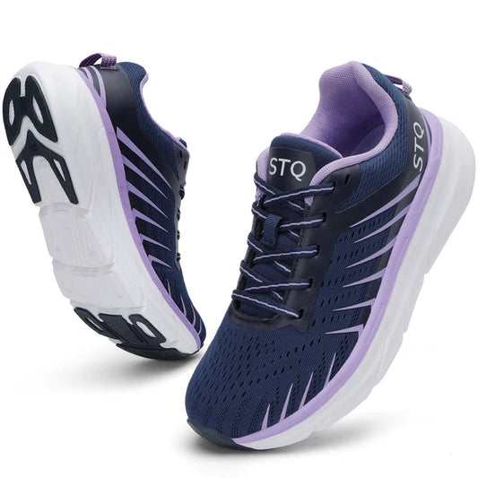 Paarse Orthopedische Wandelschoenen - Lorraine