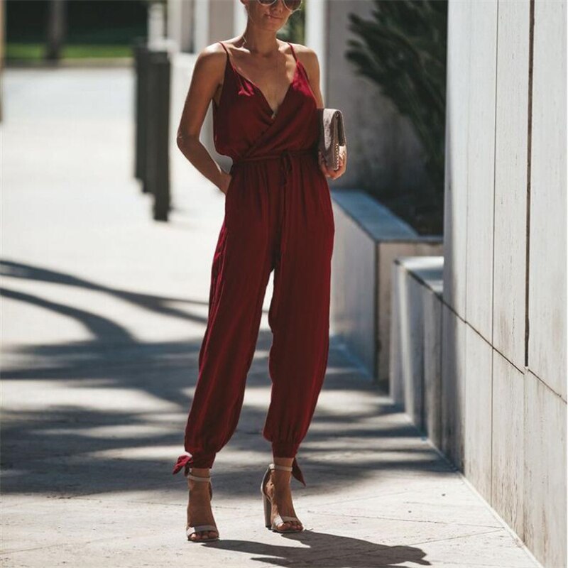 Zefynjy - Sexy Rugloze Jumpsuit