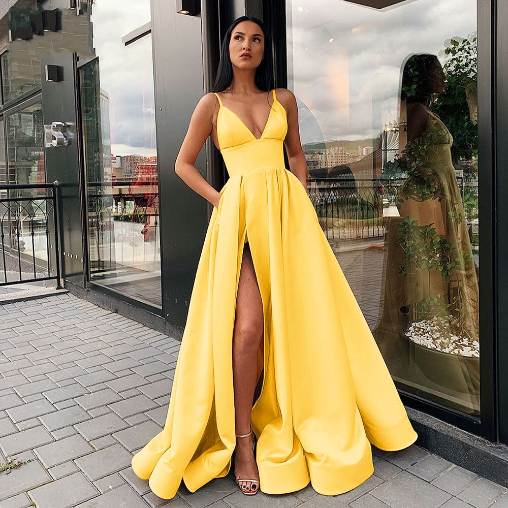 Tessie - Split Maxi-jurk