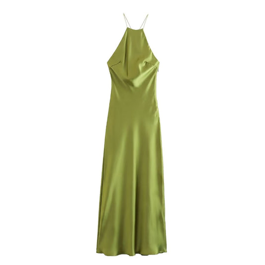 Clarinde - Halter Maxi Jurk