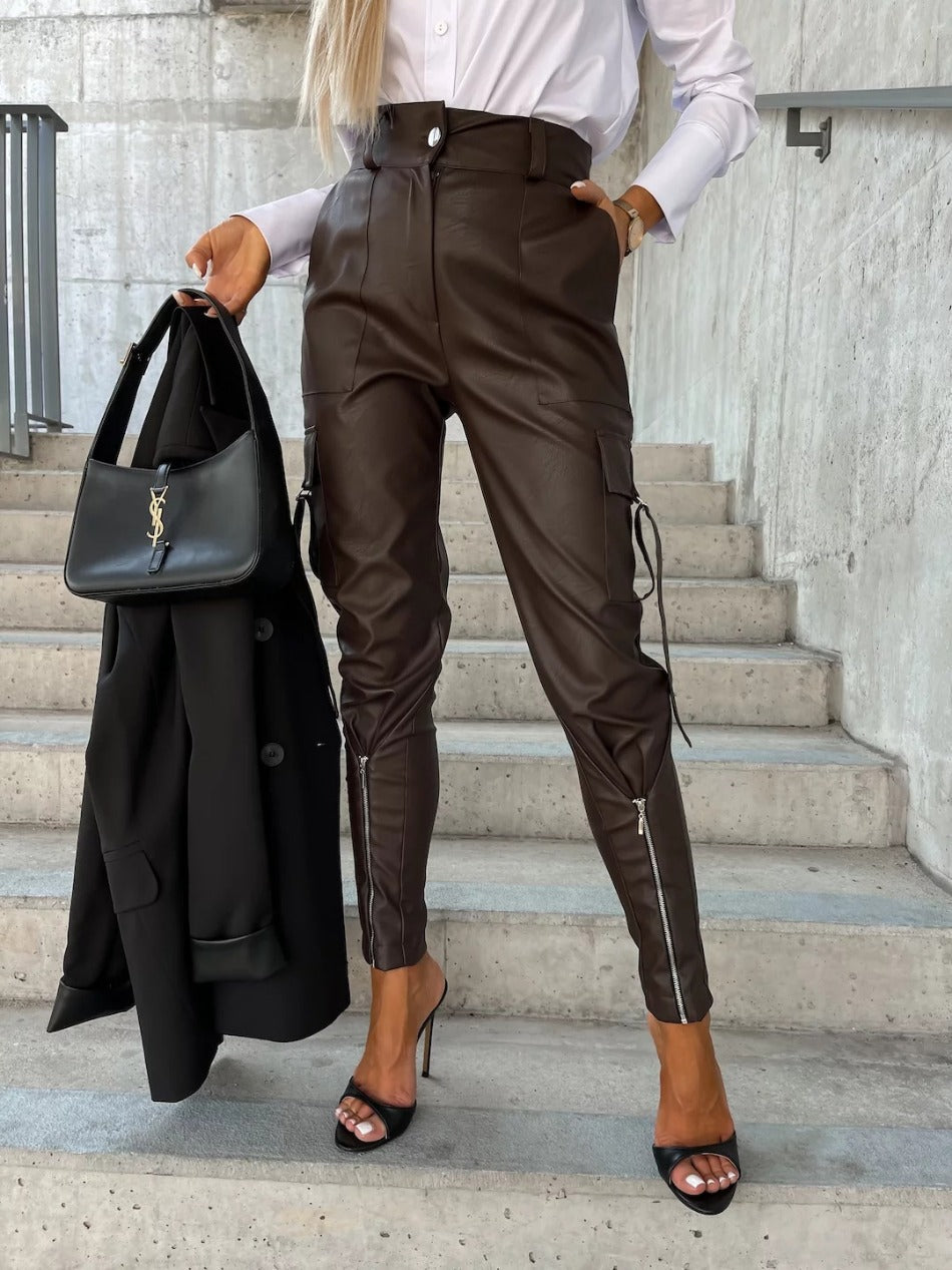 Benthe - Chique Leren Broek