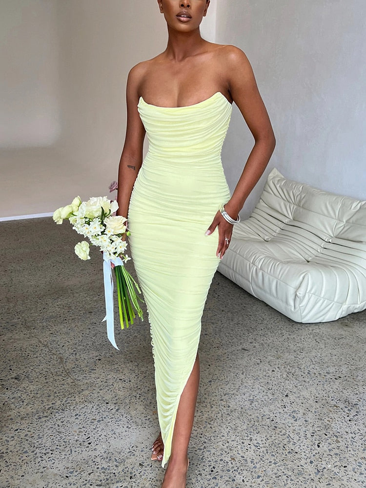 Zita - Strapless Maxi Jurk
