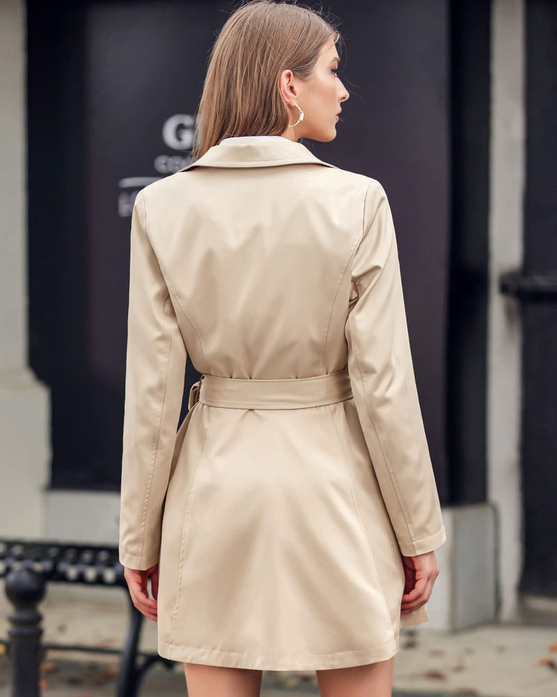 Elegante Dames Trenchcoat met Riem