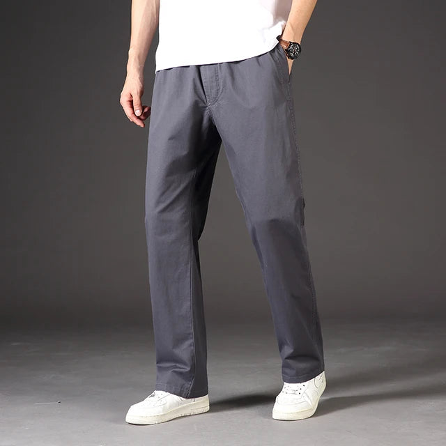 Jeffory - Khaki Casual Cargo Broek